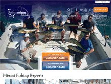 Tablet Screenshot of newmoonsportfishing.com